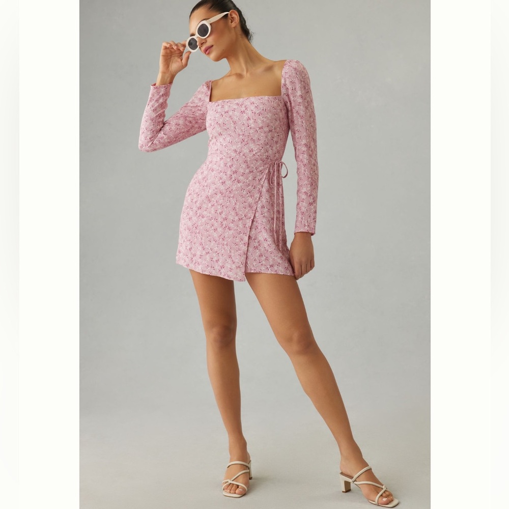 Reformation rosalie mini dress